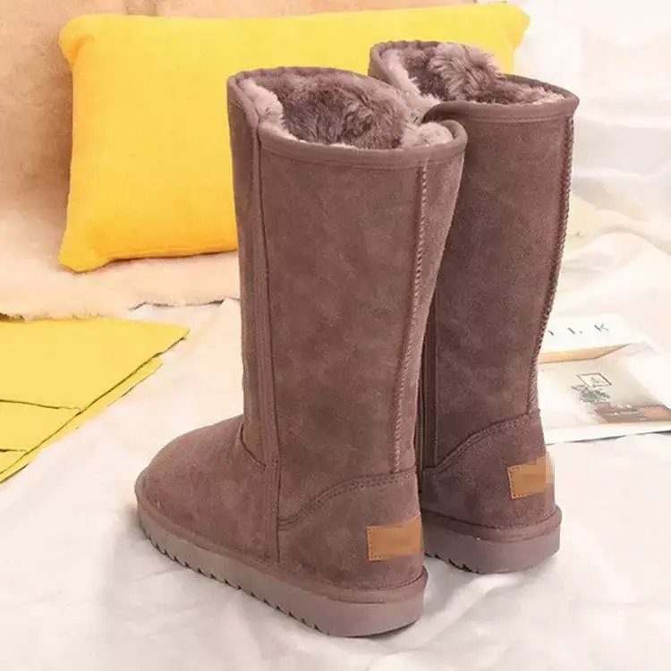 Knee High Boots with Zipper