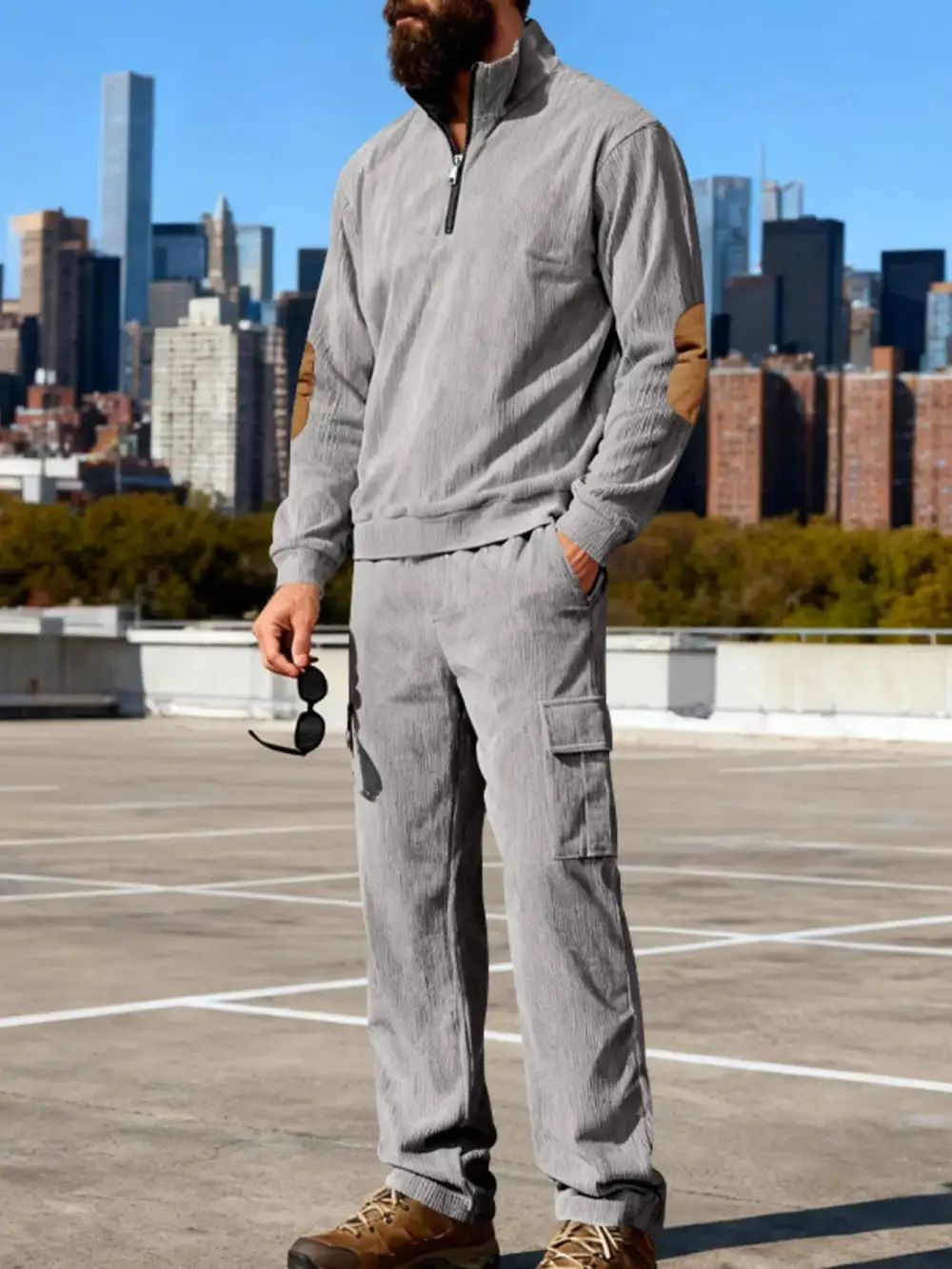 Men's Full Size Casual Long Sleeve Top