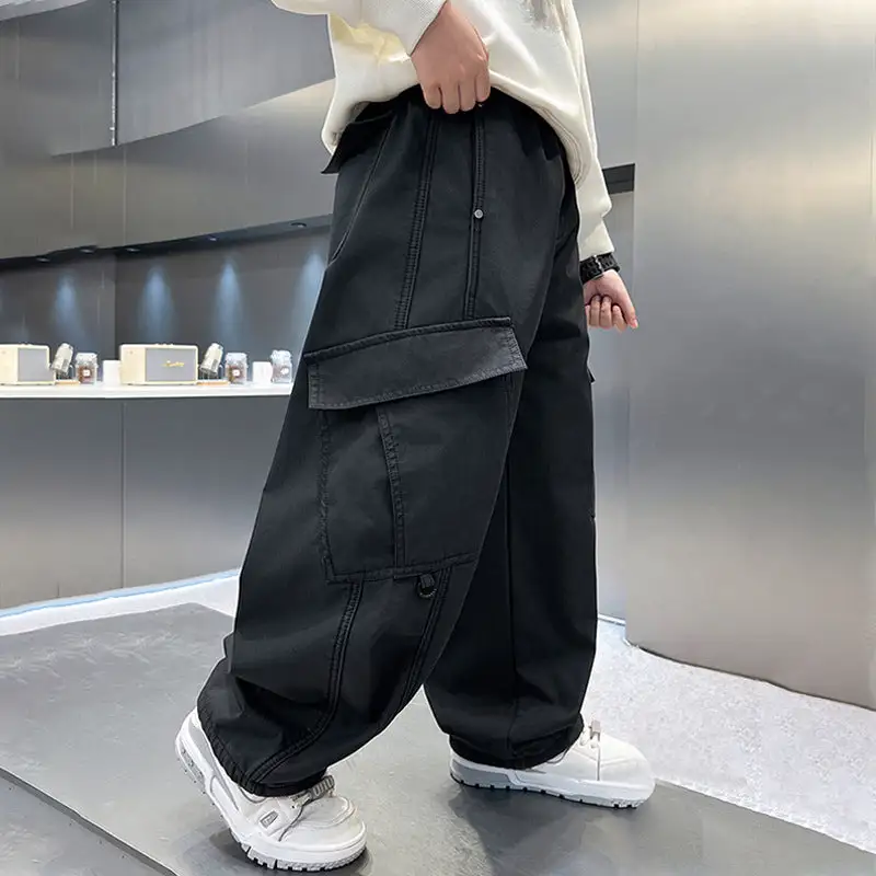 Men's Casual Cargo Pants with Deep Pockets