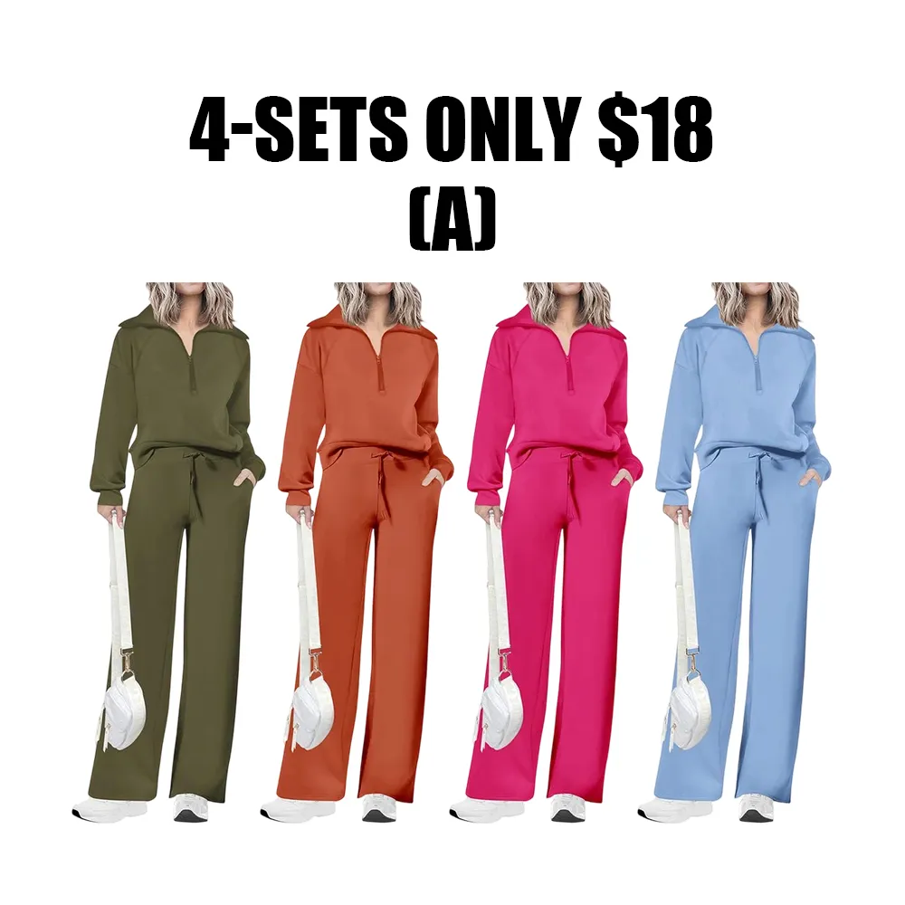 Women'S Casual 2-Piece Sweatsuit Set