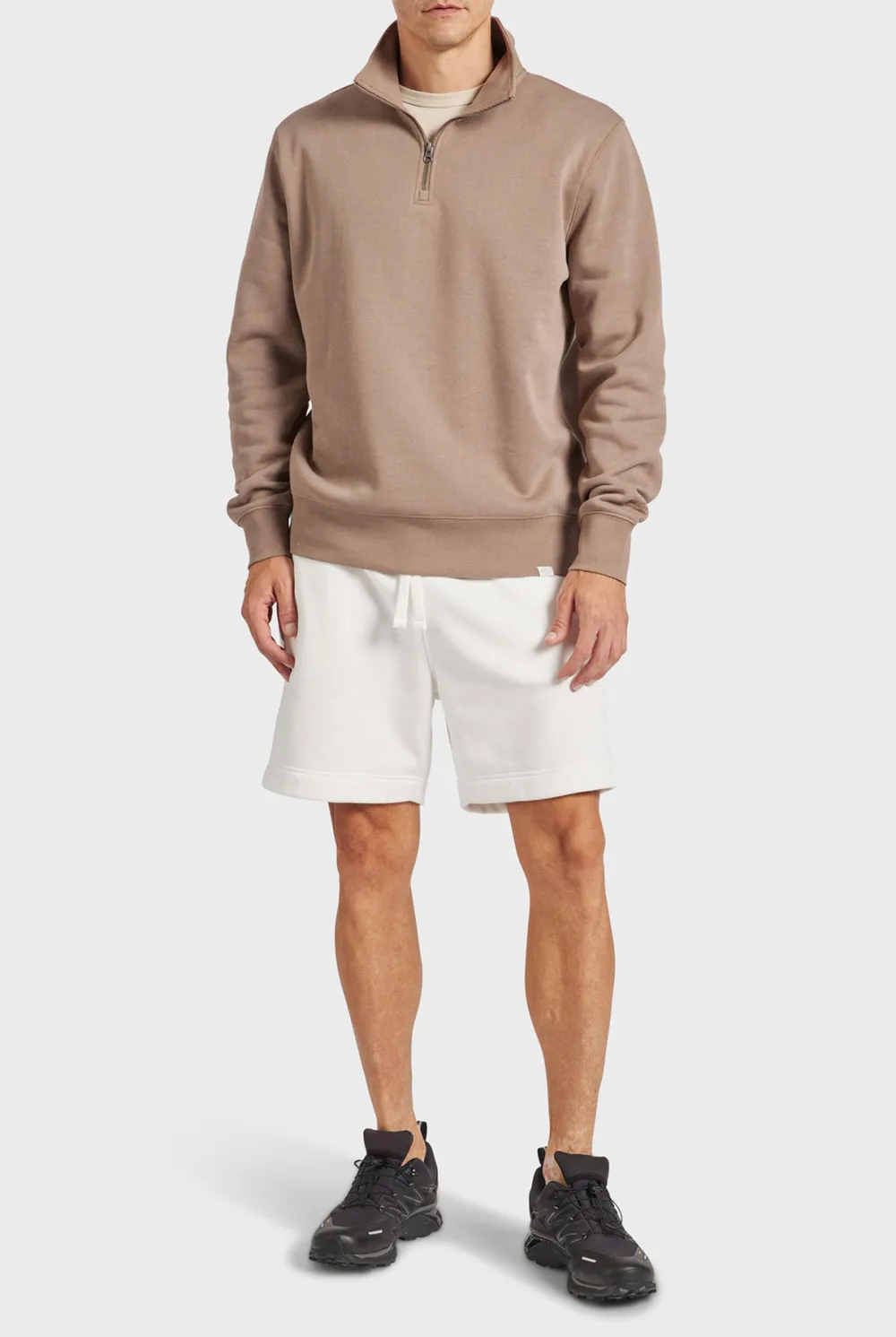 Light Gray French Terry Shorts