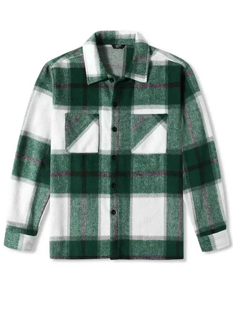 Stylish Comfy Flannel Plaid Shirt