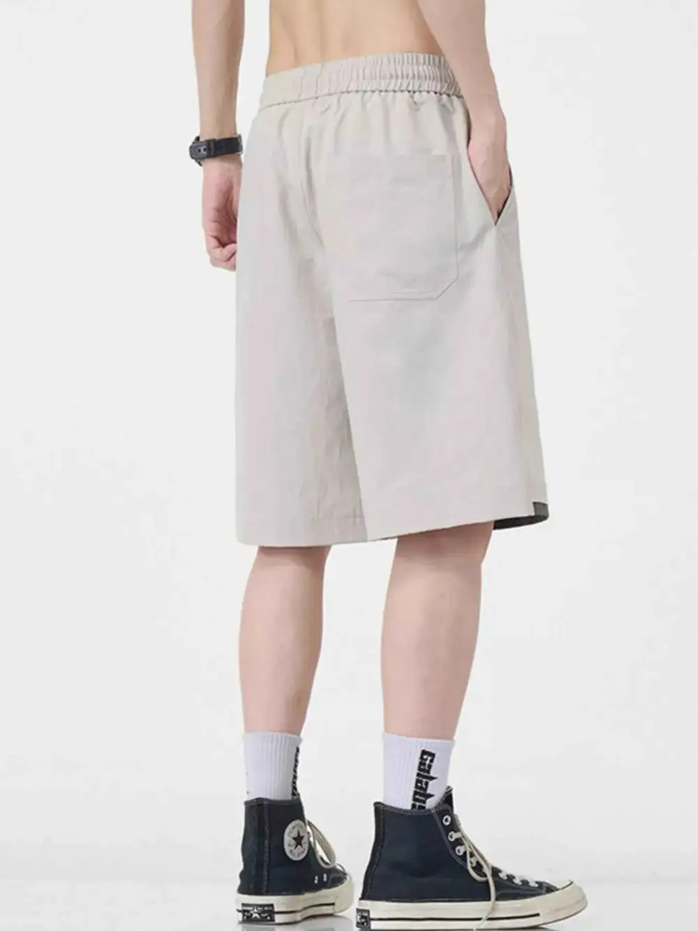 Drawstring Loose Fit Shorts