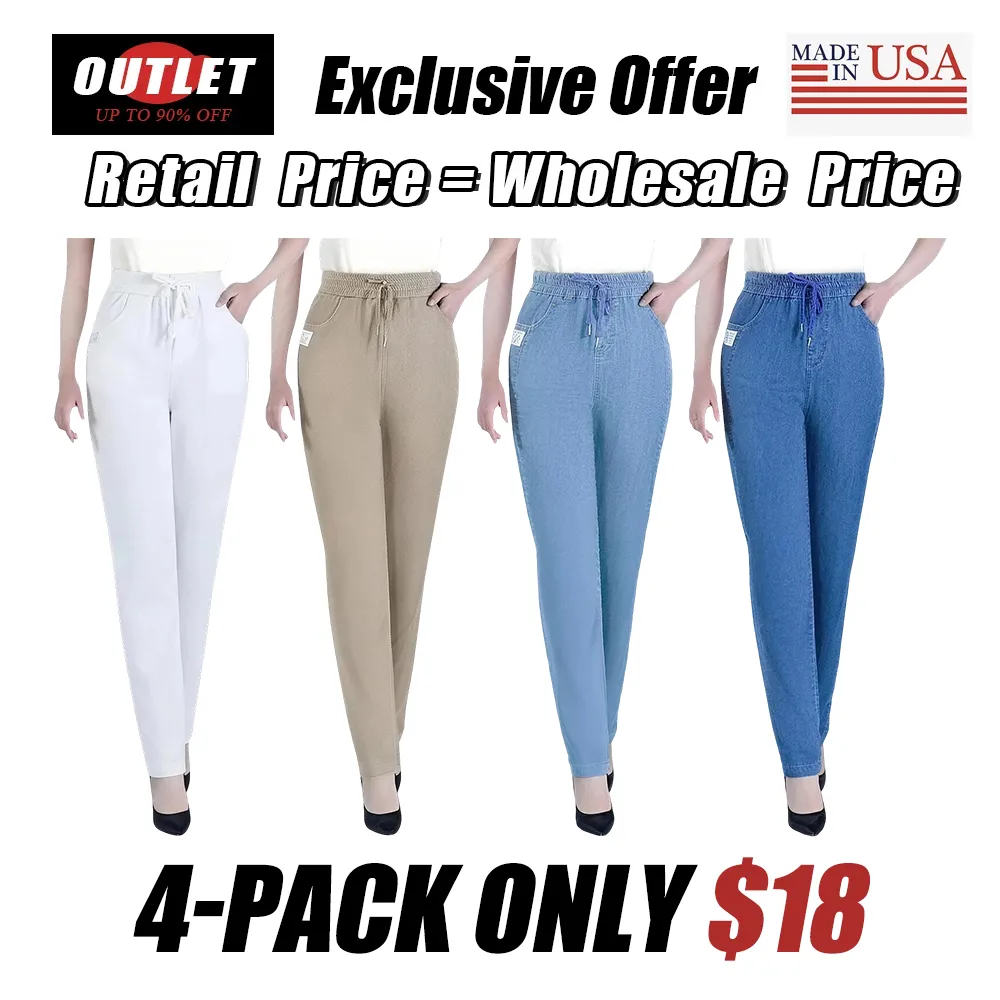 🔥Last Day💥High Waist Ultra-Stretch Mom Jeans🔥8-Pack Only $24
