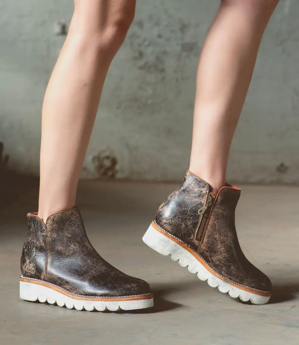 Platform Lightweight Ankle Boots