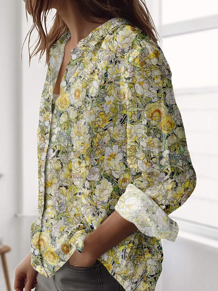 Floral Button Up Shirt