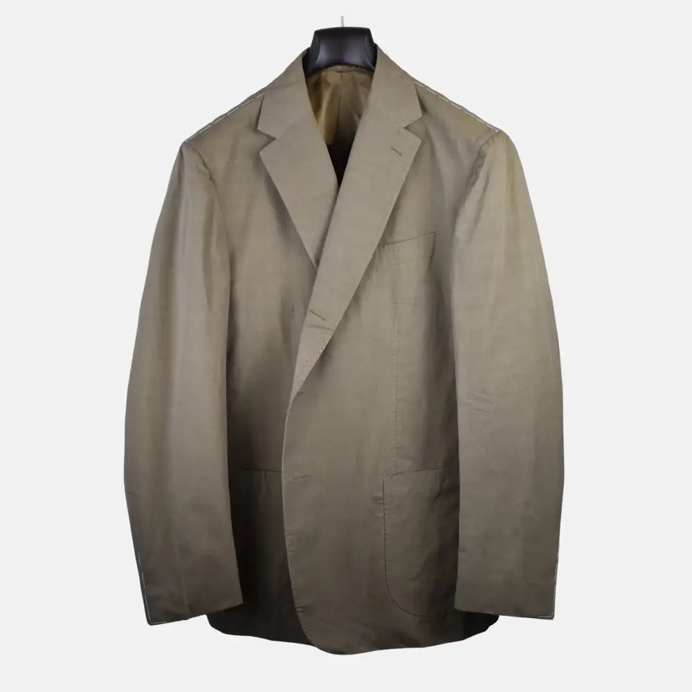 Refined Silk Cotton Blazer Jacket