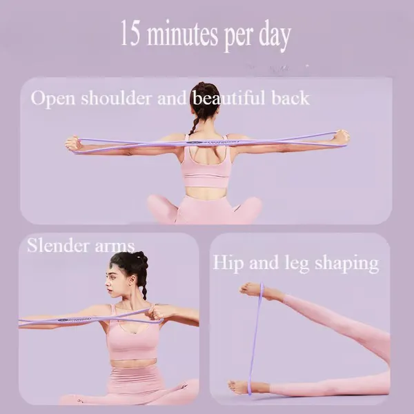 🏆Flash Sale⚡ 50K+ SOLD! Almost Gone-💥🔥Resistance Bands, Figure 8 Exercise Bands for Women Men