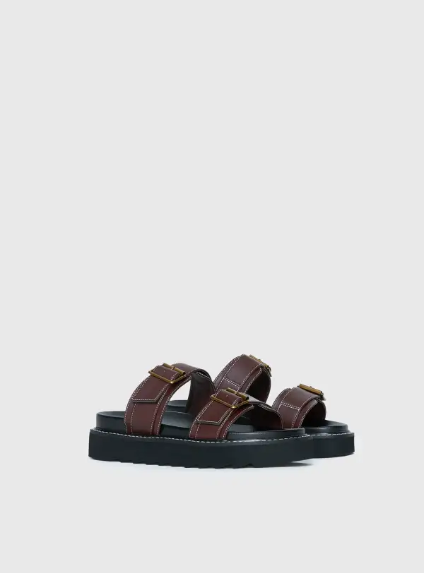 Curved Strappy Sandals
