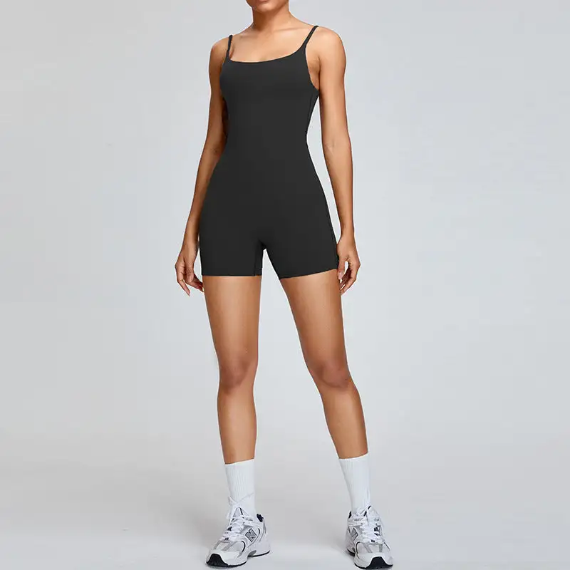 Sculpting Athleisure Chic Romper