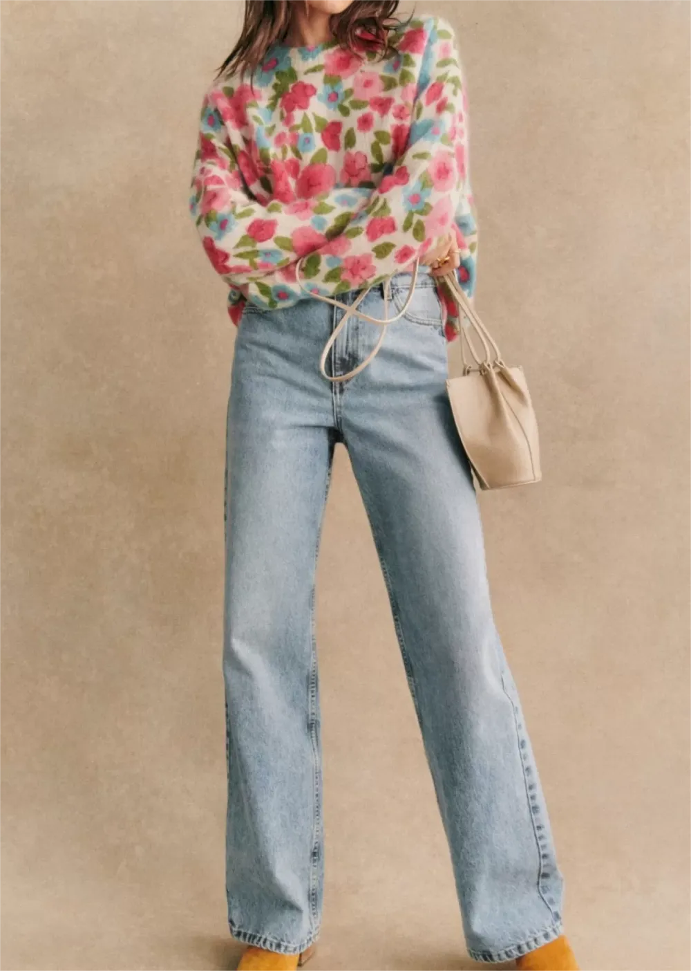 Floral Print  Knitwear