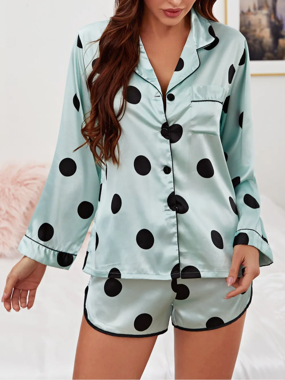 Large Polka Dots Pajama Set