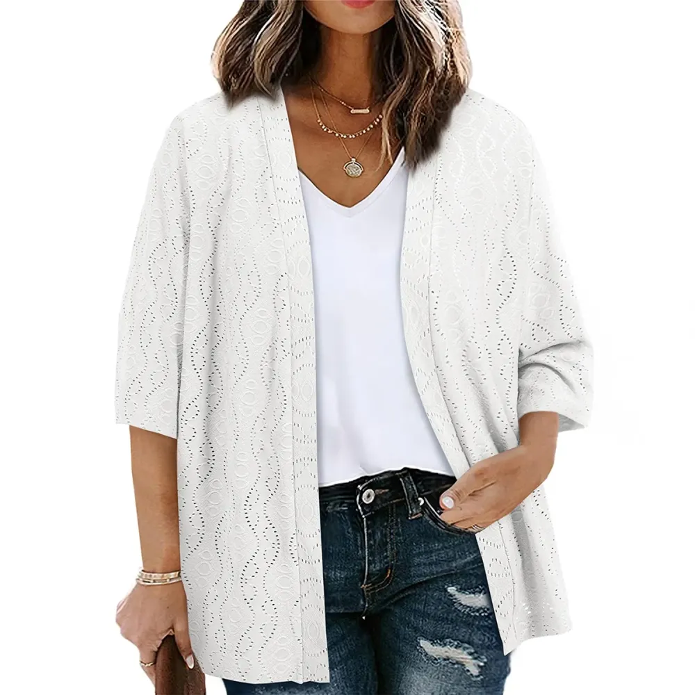🎉Hot Sale🔥-Women's Plus-Size Cardigan🔥10-Pack - All Colors Included