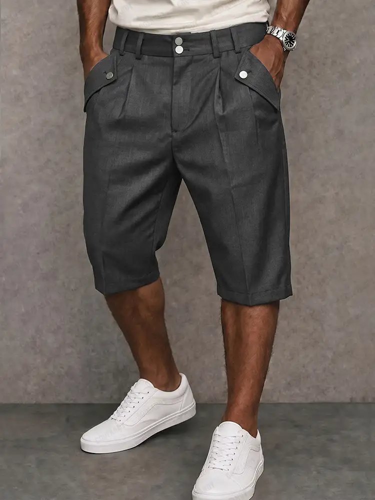 Men's Smart Casual Pinstripe Shorts