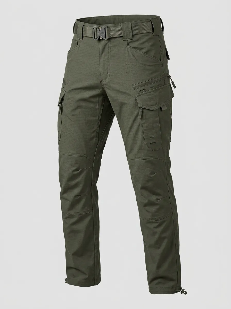 Men's Tactical Outdoor Army Olive Green Cargo Pants