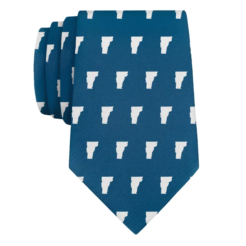 Timeless Outline Emblem Composition Necktie