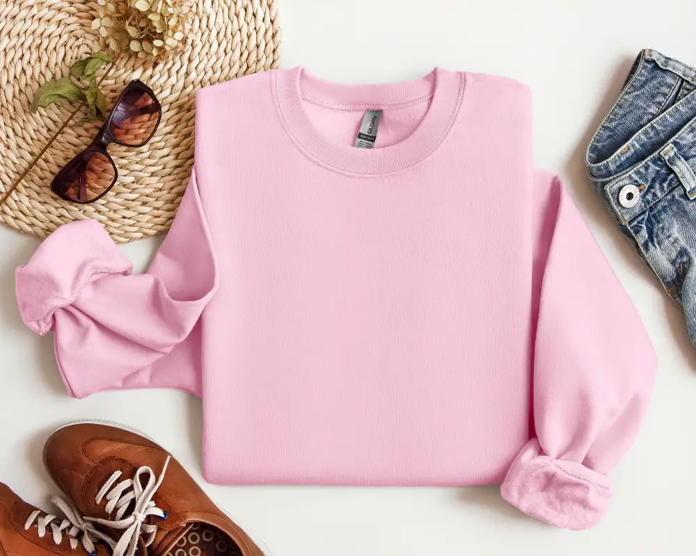 Unbothered Motto Graphic Crewneck Sweatshirt