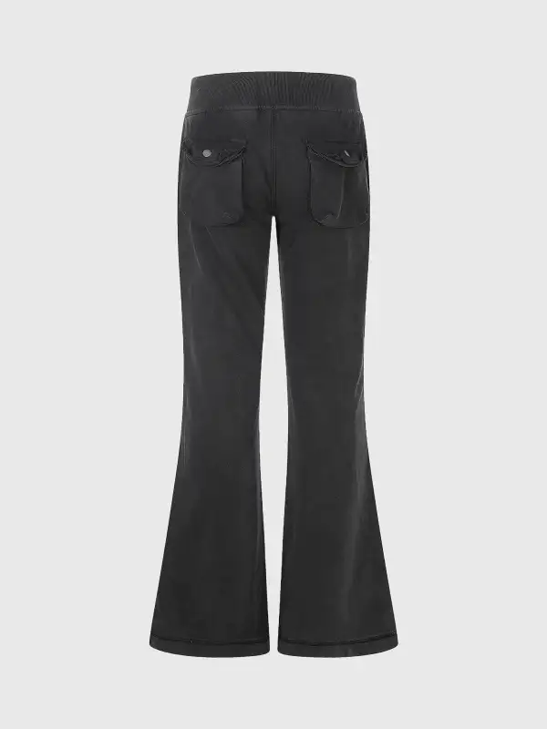 Flared Cargo Pants