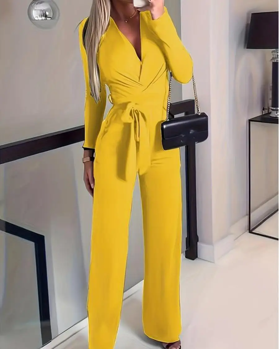 Wrap Front Jumpsuit