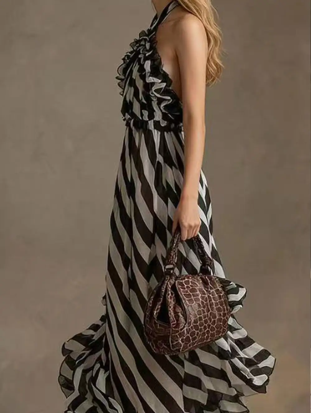 Striped Cami Maxi Dress