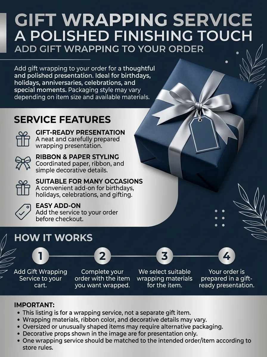 Ribbon-Finished Wrapping Add-On
