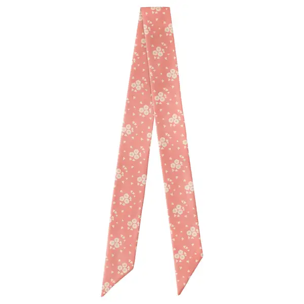 Cherry Blossom Pattern Hair Scarf
