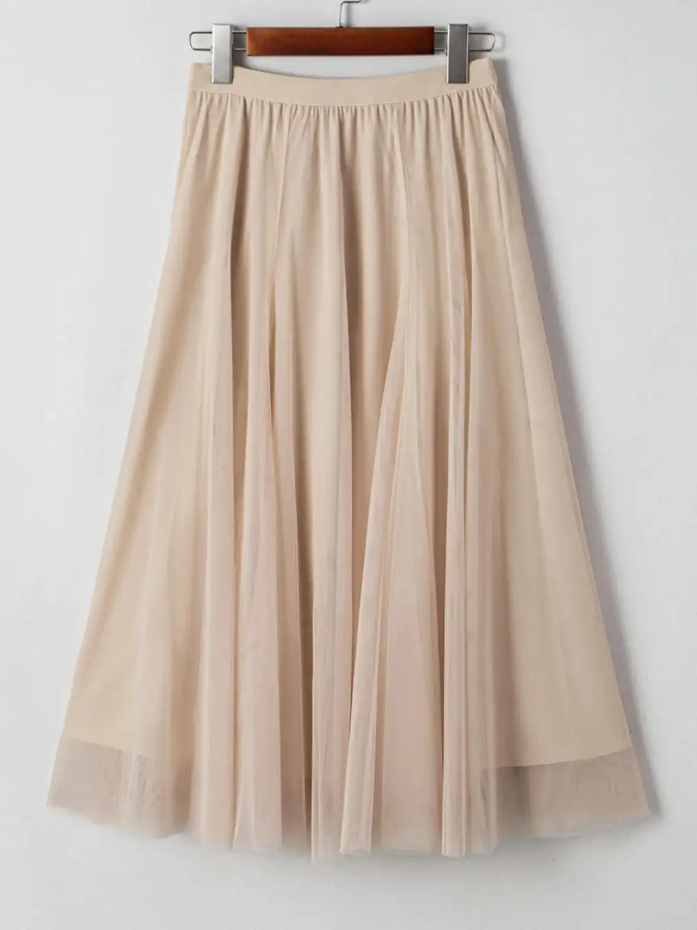 Classic High Waisted Midi Skirt