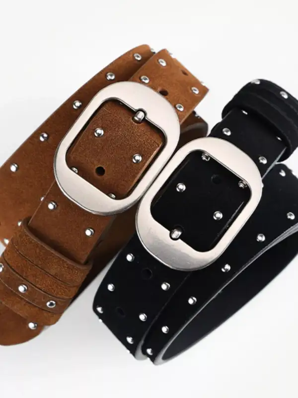 Everyday Studded Adjustable Belt