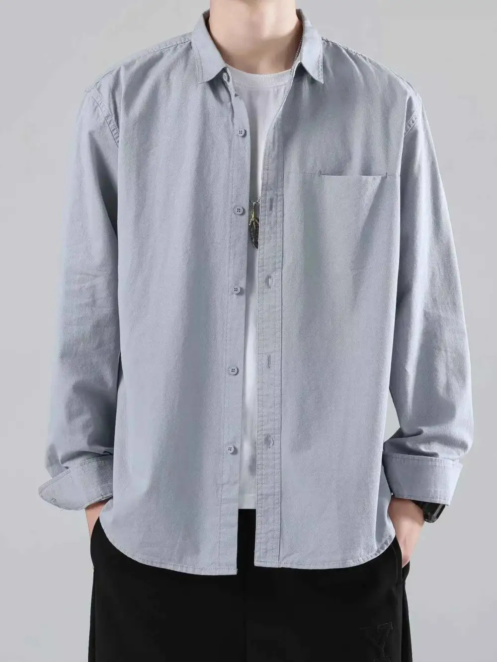 Button-Up Casual Shirt