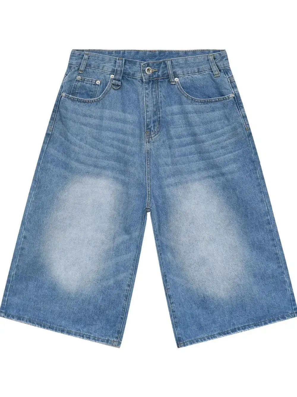 Everyday Wide Leg Cotton Blend Casual Shorts