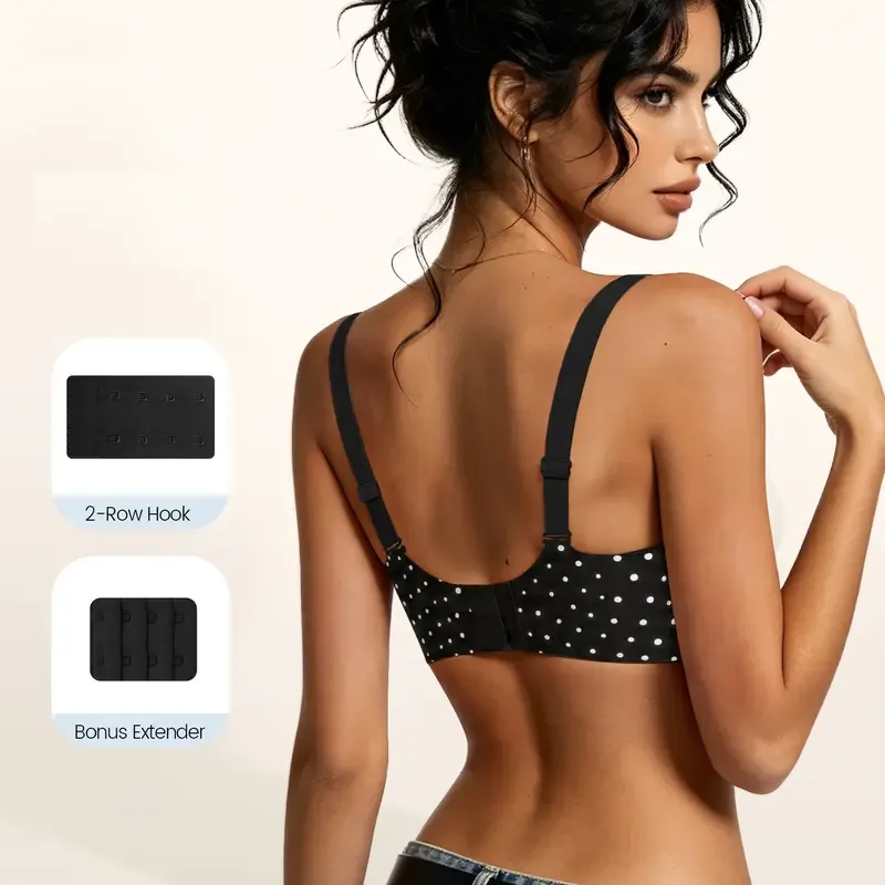 🔥Last Day💥Women's Deep-V Seamless Jelly Bra🔥8-Pack Only $24