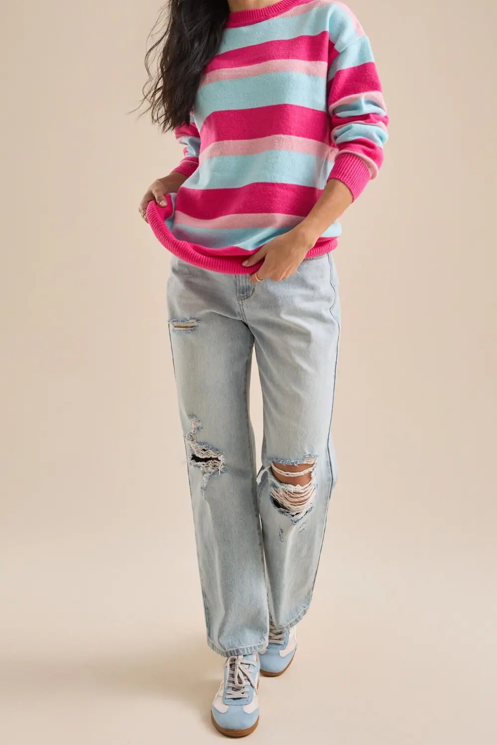 Multi Stripe Sweater