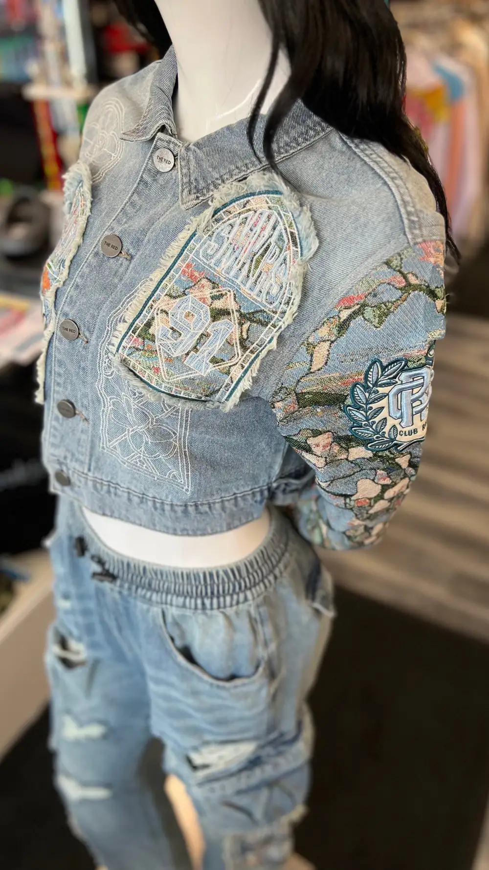 Everyday Jean Tapestry Women's Pants Set