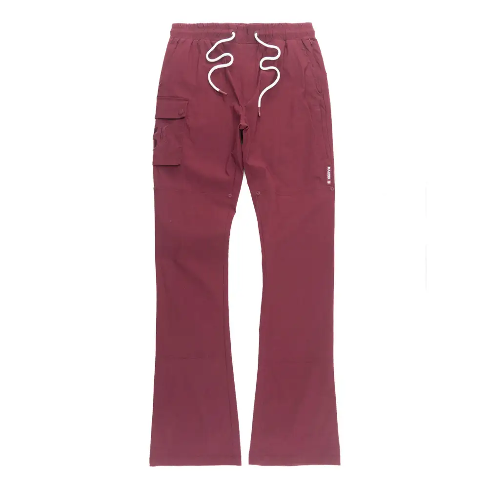 Nylon Pants - Burgundy