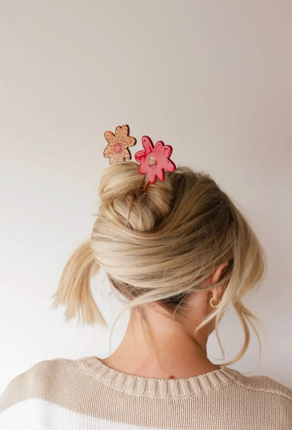 Flower French Hair Pins Hair Clip