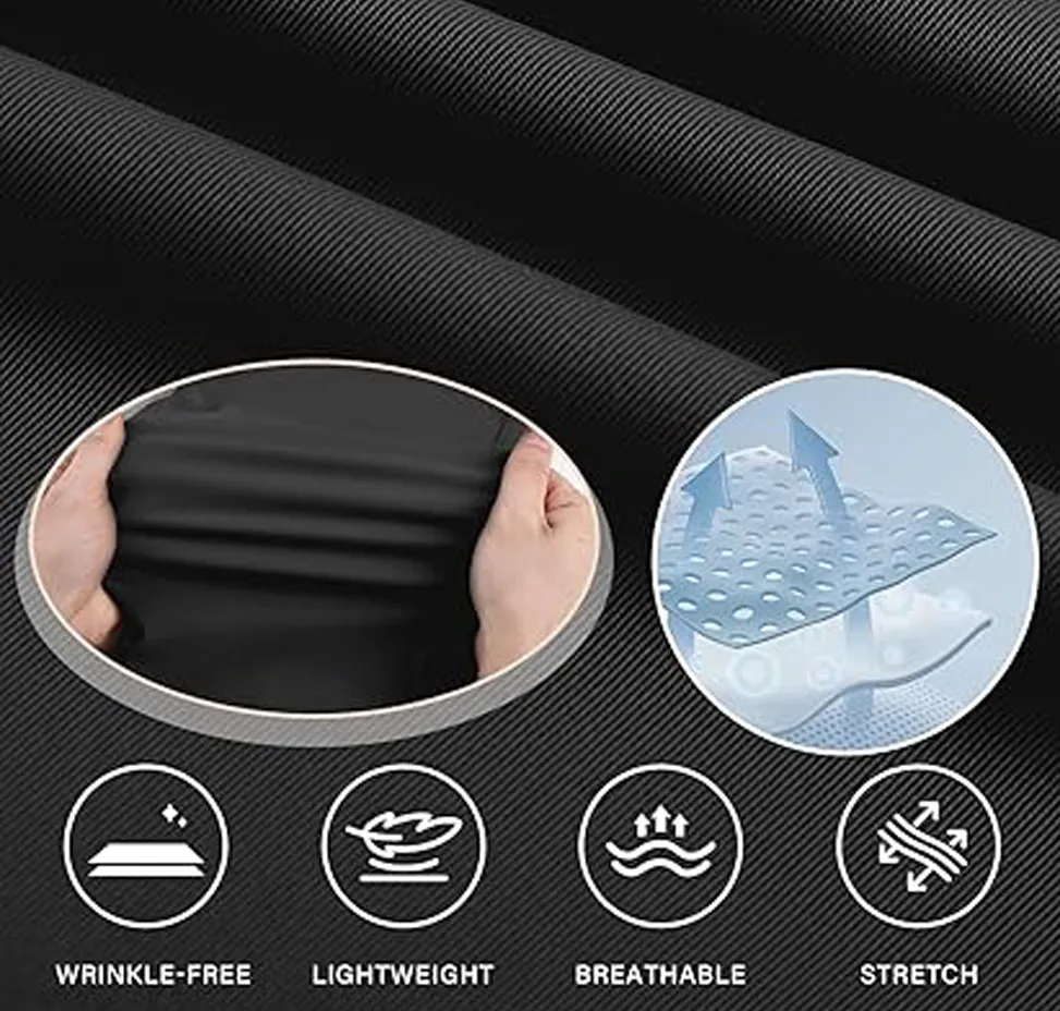 Men’s Slim Fit Stretch Golf Pants 10-Pack – All Colors Included
