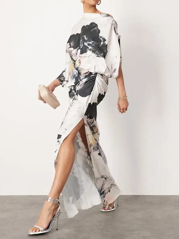 Floral Printed Maxi Dress