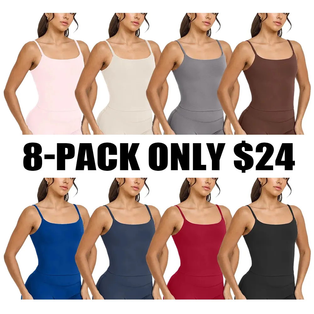 Thin-strapped tank top/sports bra