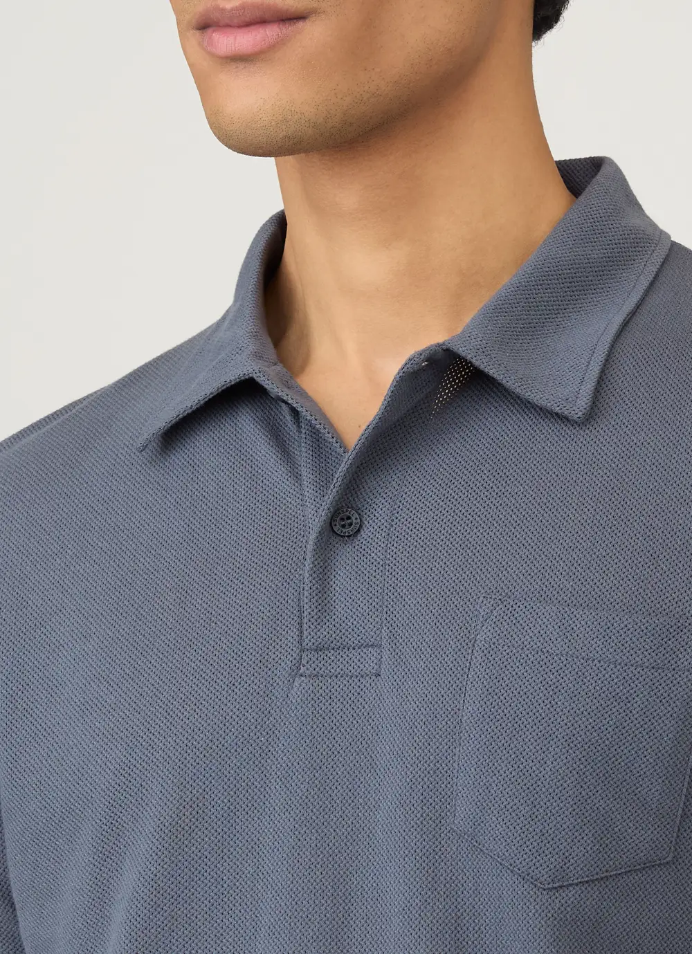 Modern Weekend Slim Fit Mesh Cotton Short Sleeve Polo Shirt