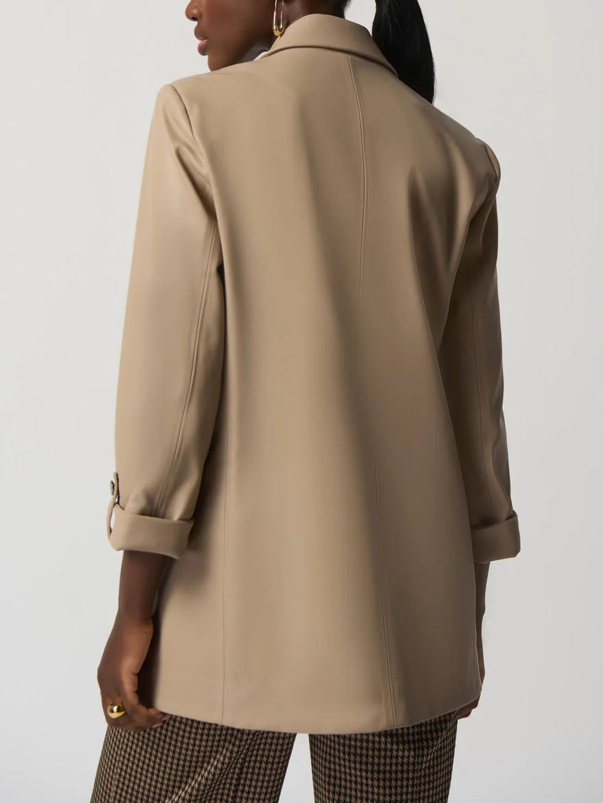Camel Roll - Sleeve Single - Breasted Blazer