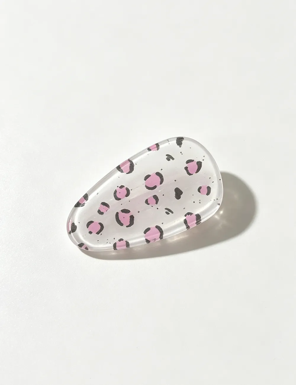 Polka Dot Water Drop Shape Hair Clip