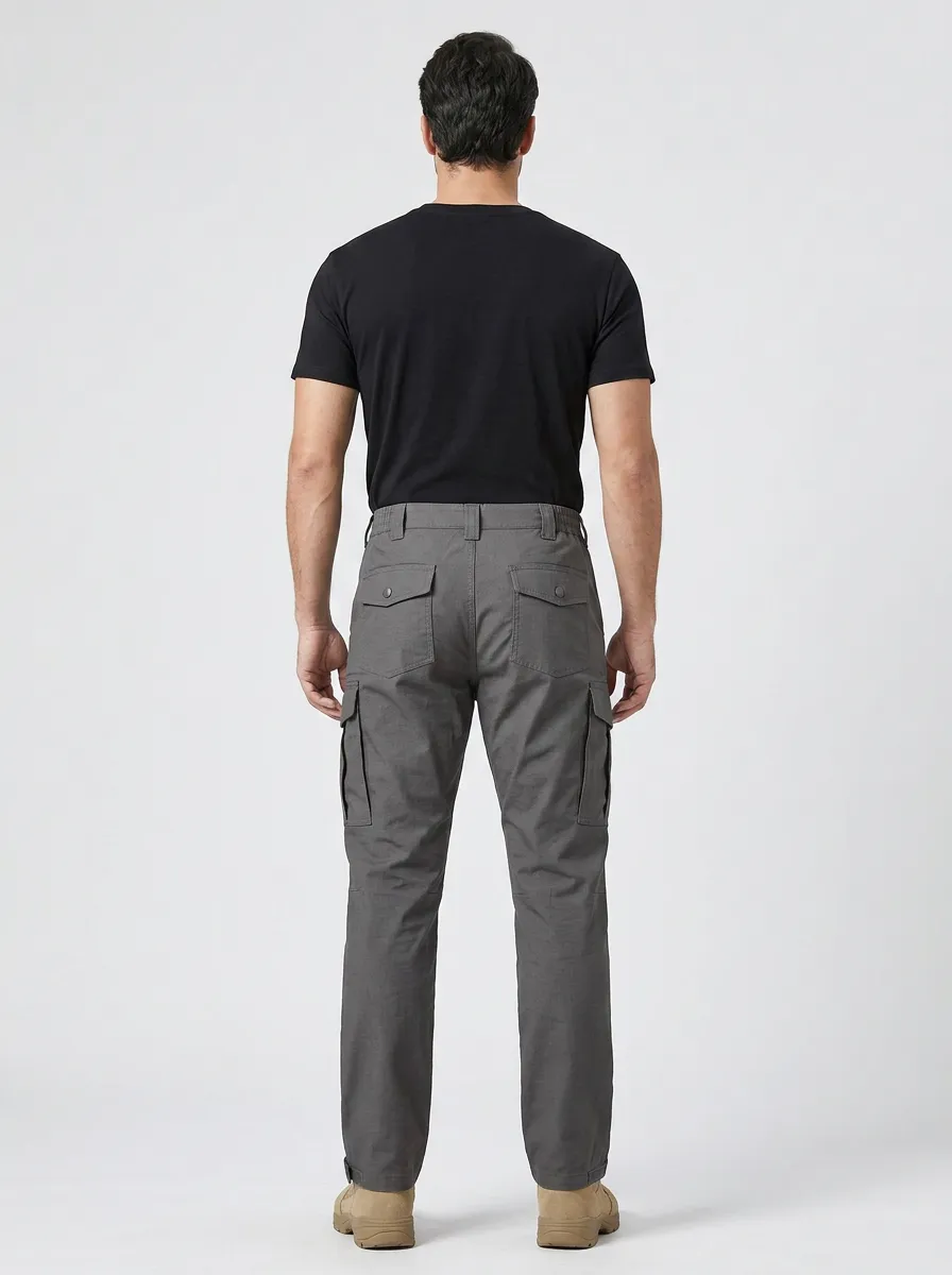 Outdoor-Ready Straight Leg Outdoor Daily Wear Men's Work Pants