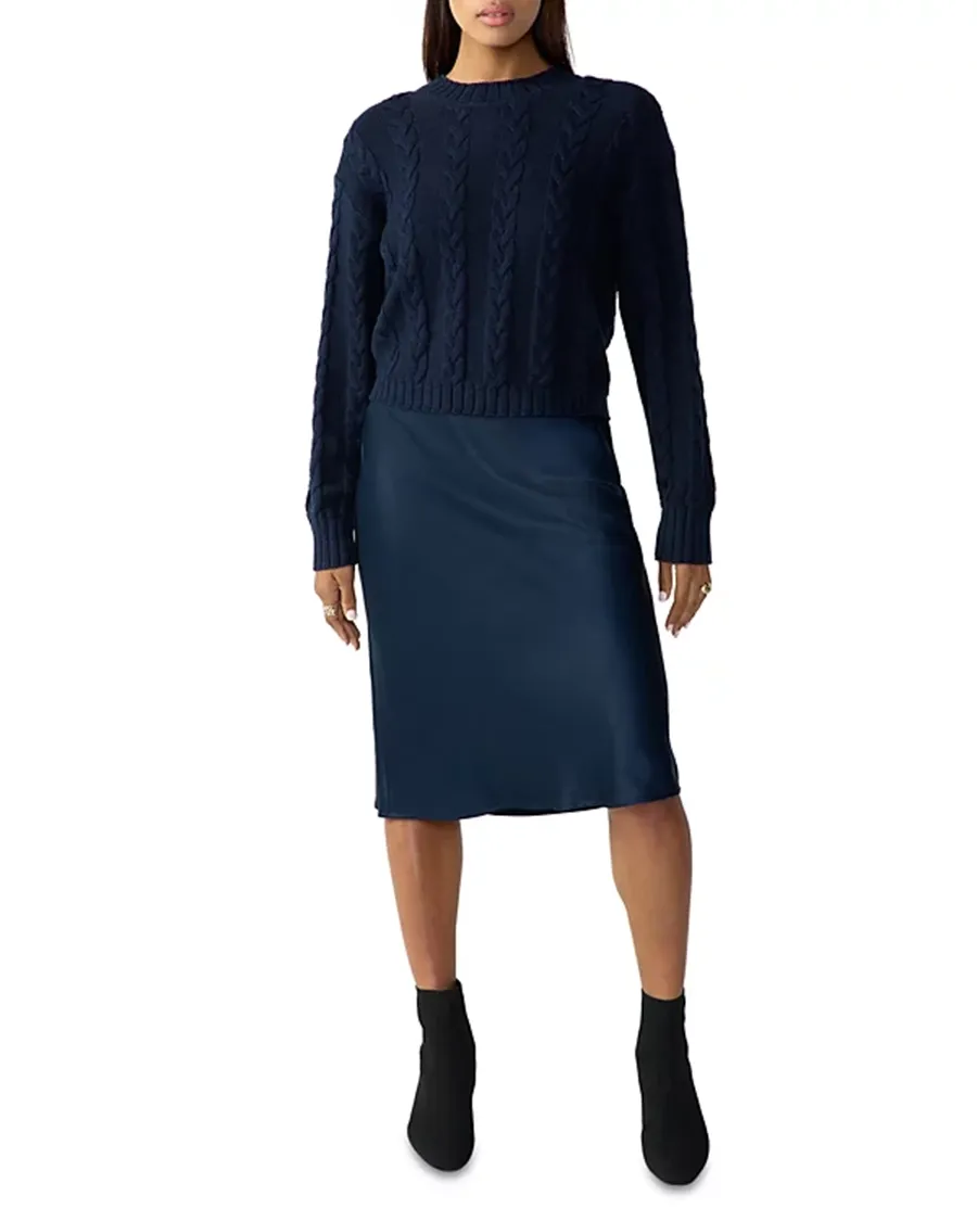 Ribbed crewneck Casual Style Sweater