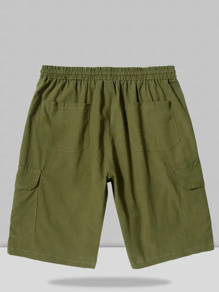 Linen with Pockets Shorts