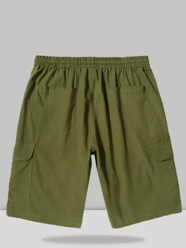 Linen with Pockets Shorts