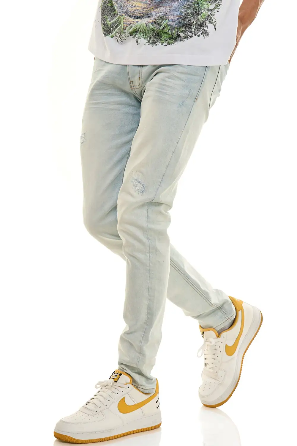 Men's Urban Skinny Distressed Stretch Jeans