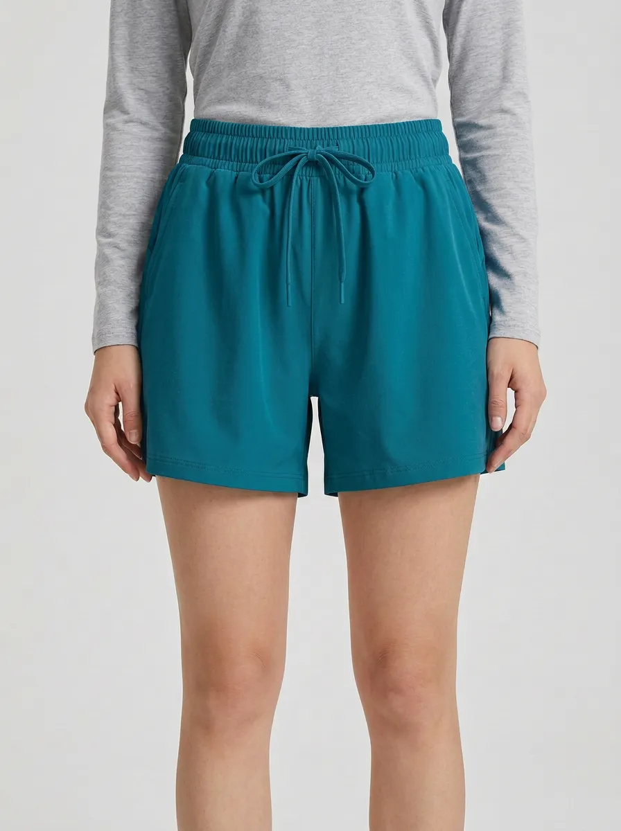 Women's Mid-Thigh Pull-On Casual Shorts