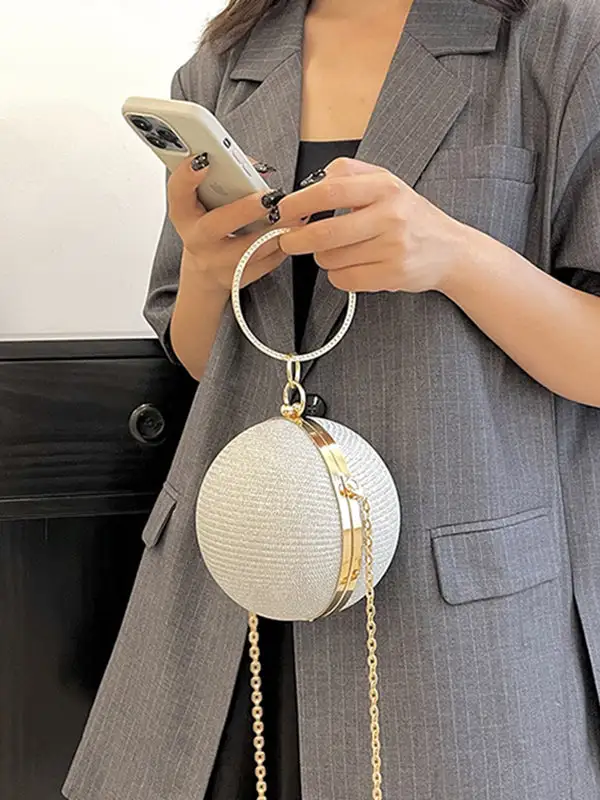 Classic Compact Geometric Crossbody Bag