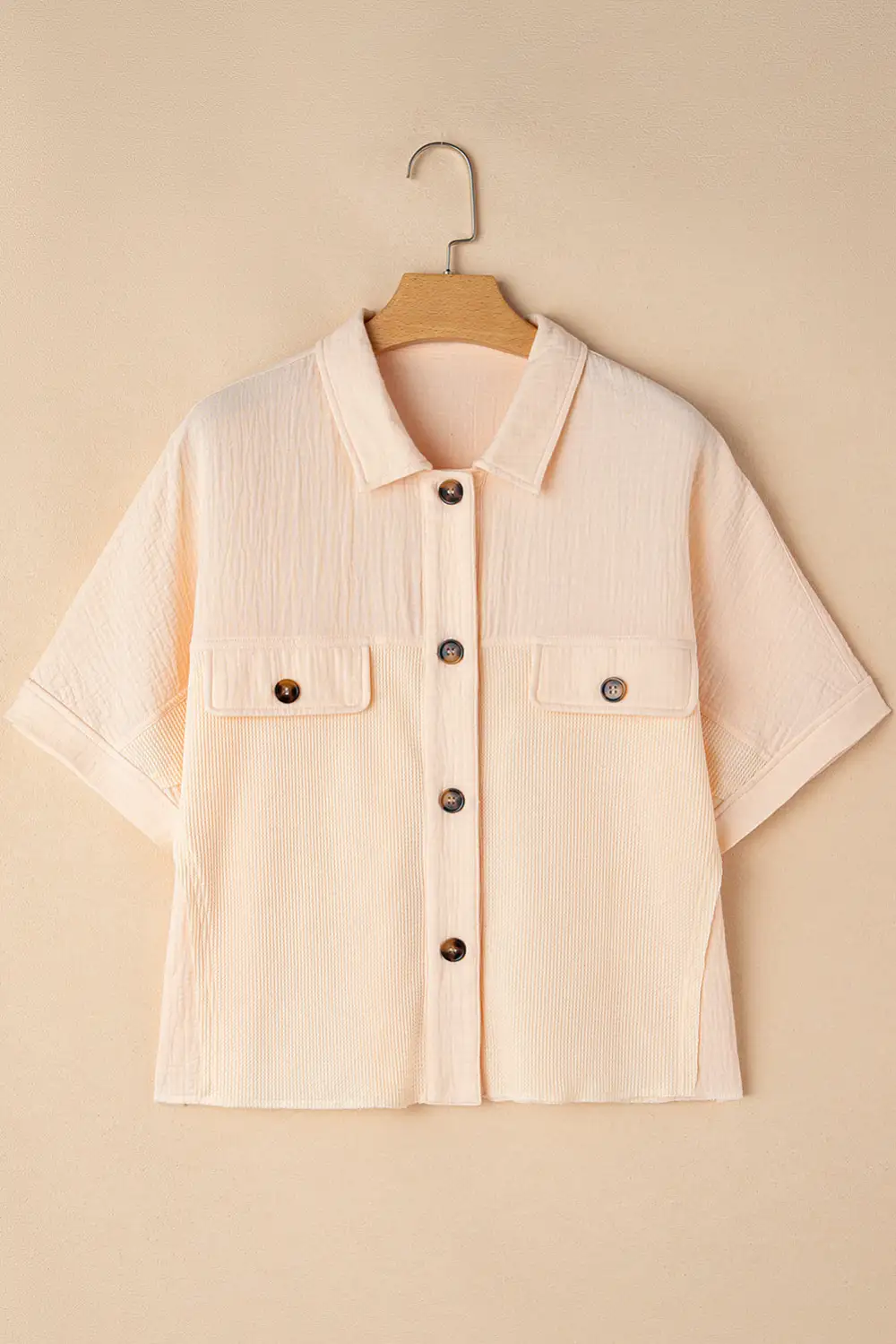 Batwing Sleeve Casual Shirt