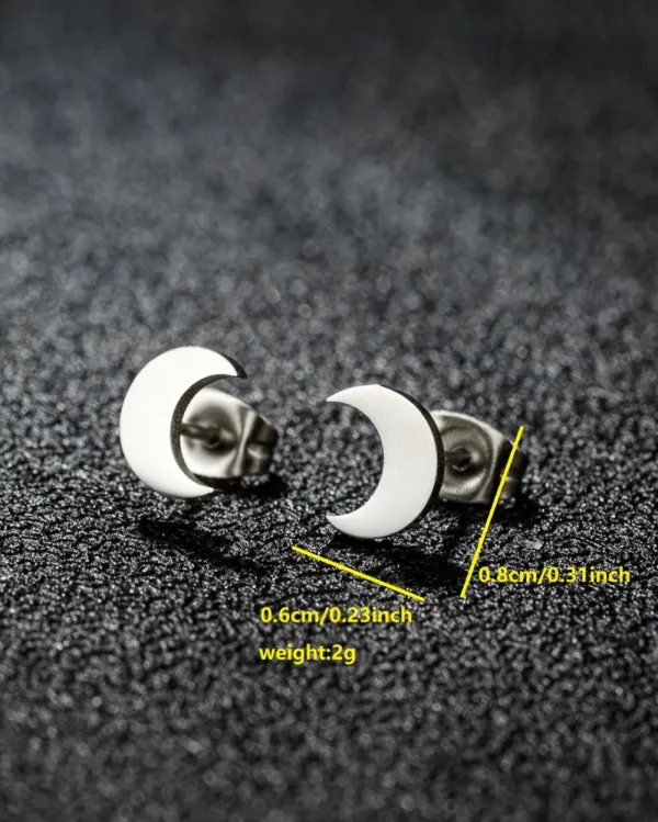 Celestial Moon Drop Earrings